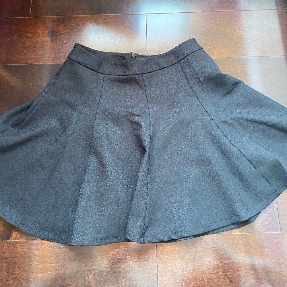 Lush Black Mini Skirt